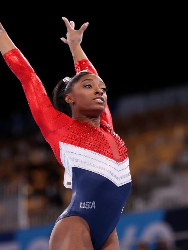 Simone Biles Takes SI Swimsuit Feature on Beaches of Mexico in Chic Pastel Swimwear